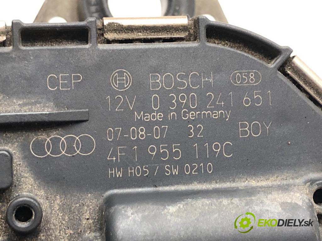 AUDI A6 C6 Avant (4F5) 2004 - 2011    2.0 TDI 103 kW [140 KM] olej napędowy 2005 - 2008  Mechanizmus stieračov predný 4F1955119C (Motorčeky stieračov predné)