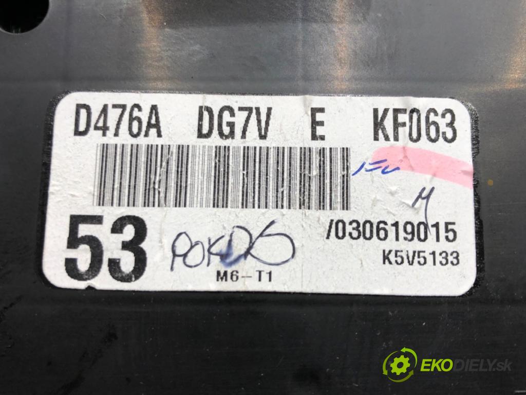 MAZDA 2 (DL, DJ) 2014 - 2022    1.5 SKYACTIV-G (DJLFS) 85 kW [115 KM] benzyna 2014 - 2022  Prístrojovka D476A (Prístrojové dosky, displeje)