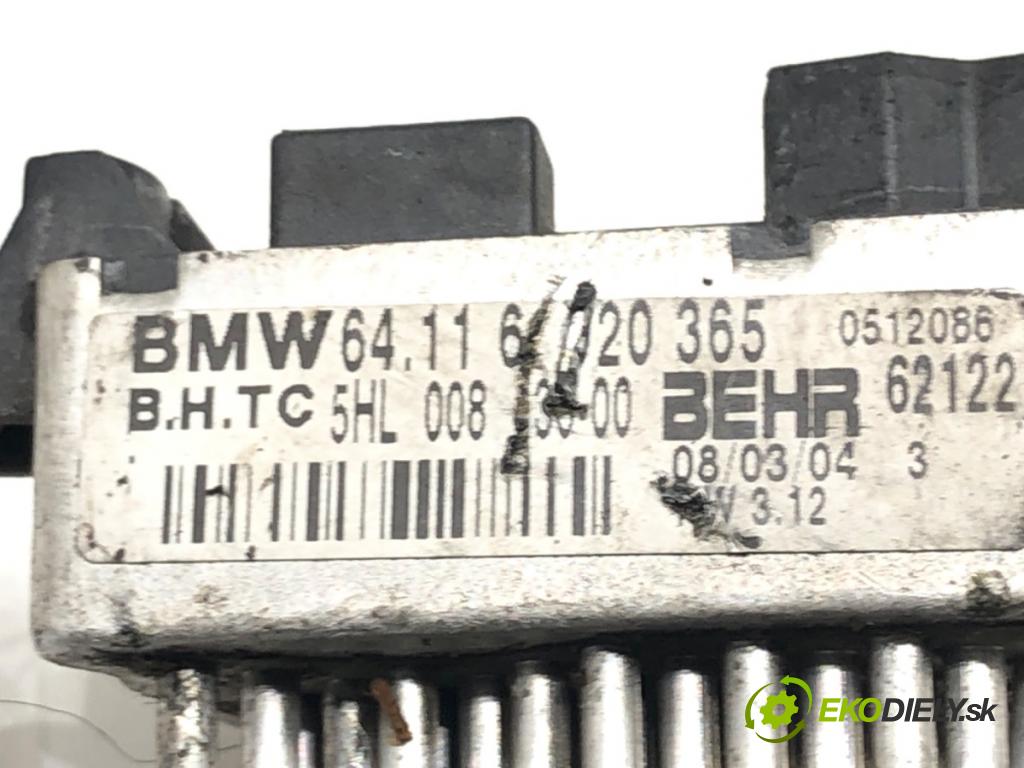 BMW 3 Touring (E46) 1999 - 2005    320 d 110 kW [150 KM] olej napędowy 2001 - 2005  odpor rezistor topení vzduchu  (Odpory topení)