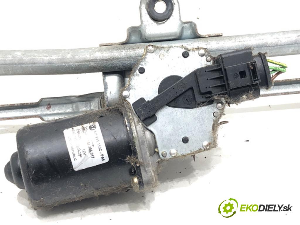 SEAT LEON (1M1) 1999 - 2006    1.6 16 V 77 kW [105 KM] benzyna 2000 - 2006  Mechanizmus stieračov predný 1J1955113C (Motorčeky stieračov predné)