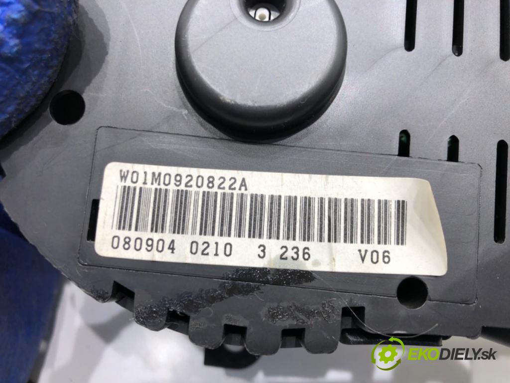 SEAT LEON (1M1) 1999 - 2006    1.6 16 V 77 kW [105 KM] benzyna 2000 - 2006  Prístrojovka 1M0920822A (Prístrojové dosky, displeje)