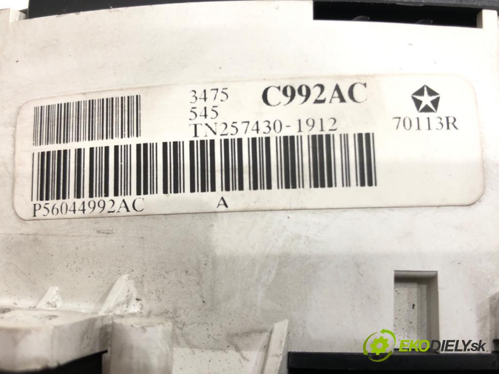 CHRYSLER PACIFICA 2003 - 2008    3.5 AWD 186 kW [253 KM] benzyna 2003 - 2006  Prístrojovka P56044992AC (Prístrojové dosky, displeje)