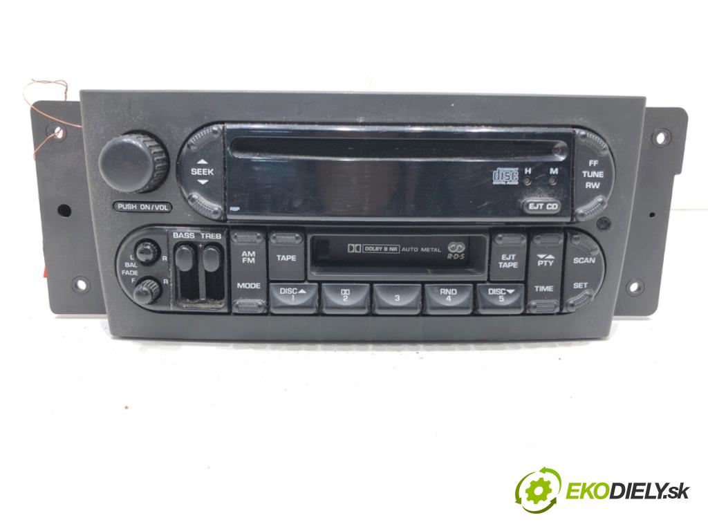 CHRYSLER PACIFICA 2003 - 2008    3.5 AWD 186 kW [253 KM] benzyna 2003 - 2006  RADIO P05094468AC (Audio zariadenia)