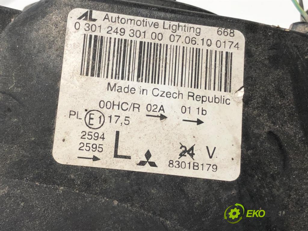 MITSUBISHI COLT VI (Z3_A, Z2_A) 2002 - 2012    1.3 70 kW [95 KM] benzyna 2004 - 2012  Svetlomet ľavy predný 8301B179
