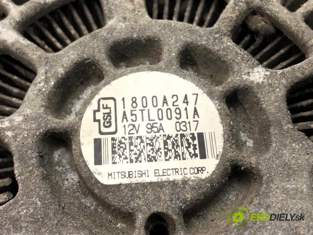 MITSUBISHI COLT VI (Z3_A, Z2_A) 2002 - 2012    1.3 70 kW [95 KM] benzyna 2004 - 2012  Alternátor 1800A247 (Alternátory)
