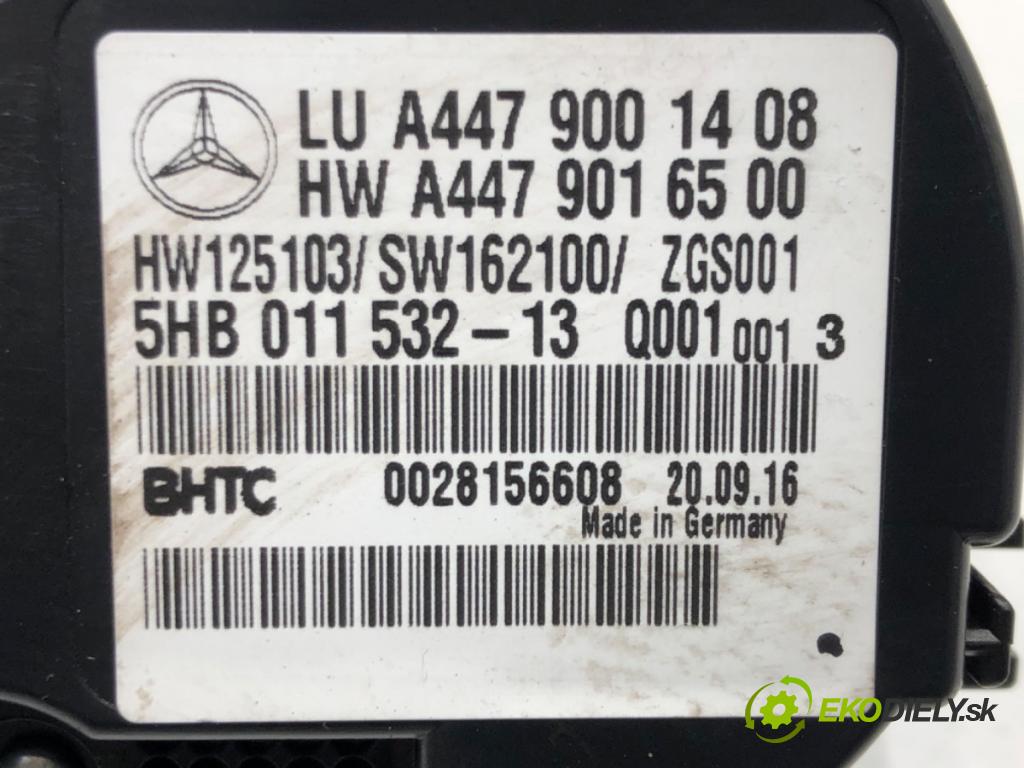 MERCEDES-BENZ VITO Skrzynia (W447) 2014 - 2022    111 CDI (447.601, 447.603, 447.605) 84 kW [114 KM] olej napędowy 2014 - 2022  Panel ovládania kúrenia A4479001408 (Prepínače, spínače, tlačidlá a ovládače kúrenia)