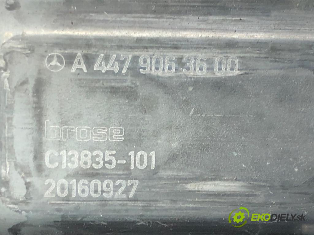 MERCEDES-BENZ VITO Skrzynia (W447) 2014 - 2022    111 CDI (447.601, 447.603, 447.605) 84 kW [114 KM] olej napędowy 2014 - 2022  mechanismus okna pravý přední část A4479063600