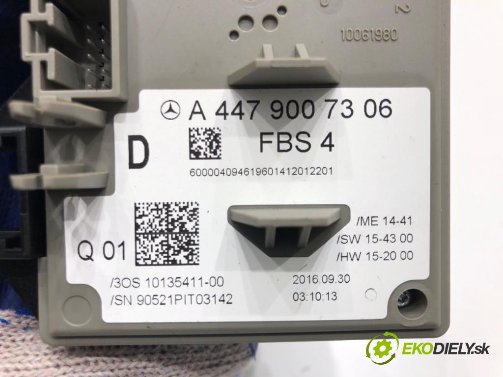 MERCEDES-BENZ VITO Skrzynia (W447) 2014 - 2022    111 CDI (447.601, 447.603, 447.605) 84 kW [114 KM] olej napędowy 2014 - 2022  spinačka A4479007306 (Spínacie skrinky a kľúče)