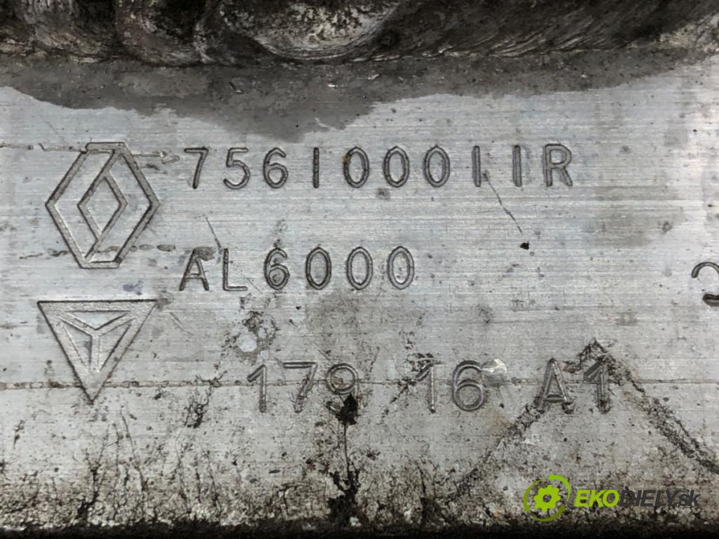 RENAULT SCÉNIC III (JZ0/1_) 2008 - 2022    1.5 dCi 81 kW [110 KM] olej napędowy 2009 - 2022  výztuha nárazníka zadní část 756100011R (Výztuhy zadní)