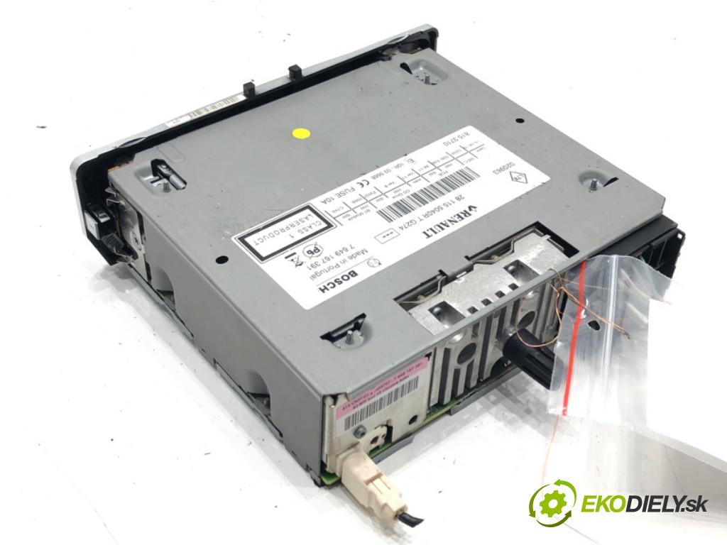 RENAULT SCÉNIC III (JZ0/1_) 2008 - 2022    1.5 dCi 81 kW [110 KM] olej napędowy 2009 - 2022  RADIO 281155040R (Audio zariadenia)