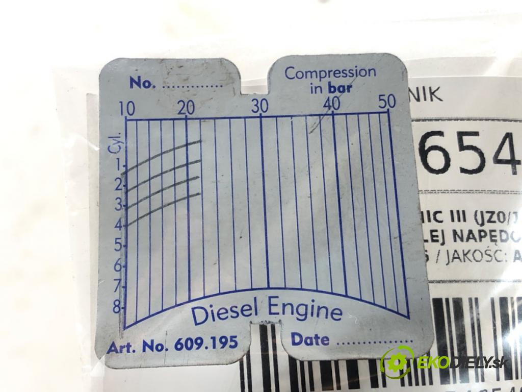RENAULT SCÉNIC III (JZ0/1_) 2008 - 2022    1.5 dCi 81 kW [110 KM] olej napędowy 2009 - 2022  motor K9K836 (Motory (kompletní))