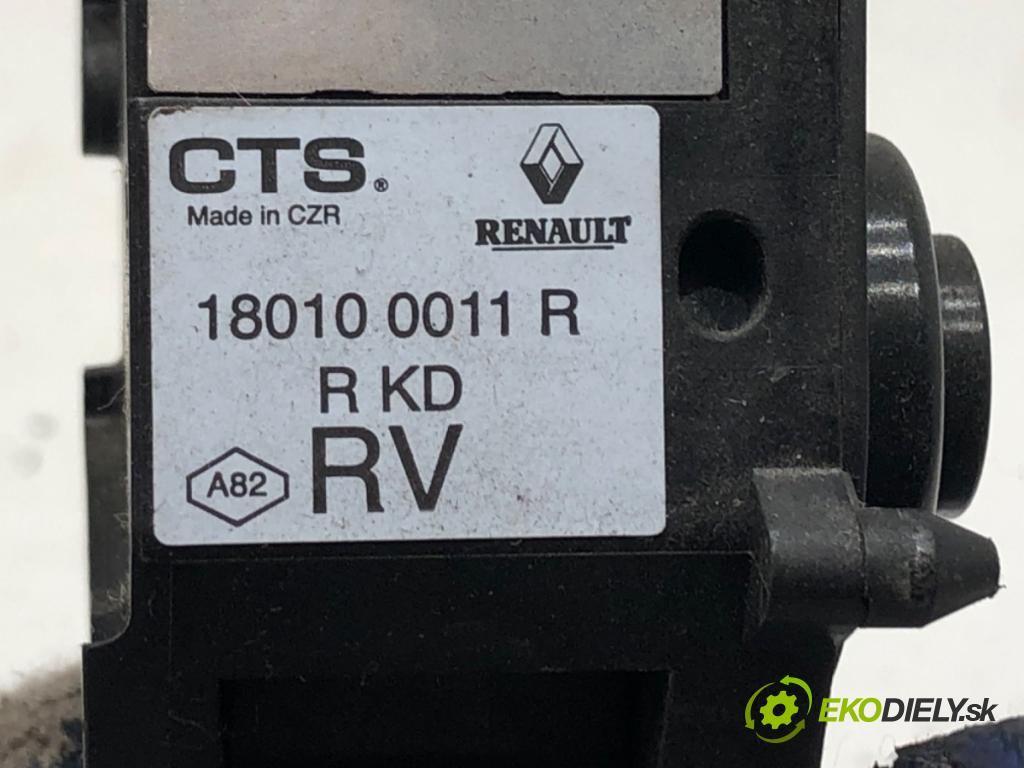 RENAULT SCÉNIC III (JZ0/1_) 2008 - 2022    1.5 dCi 81 kW [110 KM] olej napędowy 2009 - 2022  Potenciometer plynu 180100011R (Pedále)