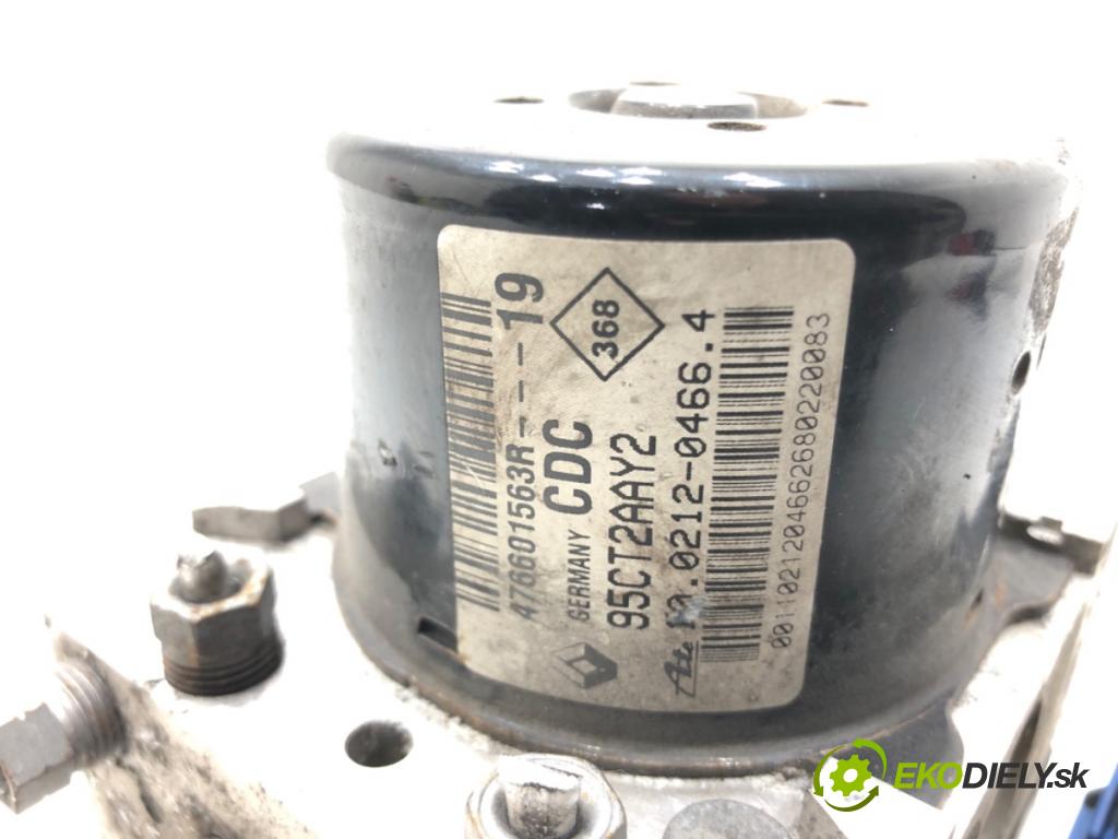 RENAULT SCÉNIC III (JZ0/1_) 2008 - 2022    1.5 dCi 81 kW [110 KM] olej napędowy 2009 - 2022  Pumpa ABS 476601563R (Pumpy ABS)