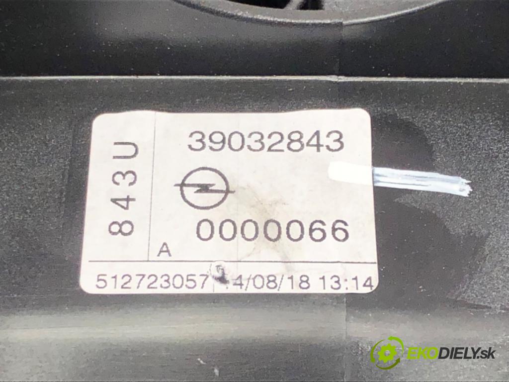 OPEL ASTRA J sedan 2012 - 2022    1.4 Turbo (69) 103 kW [140 KM] benzyna 2012 - 2022  PEDÁL:  (Pedále)