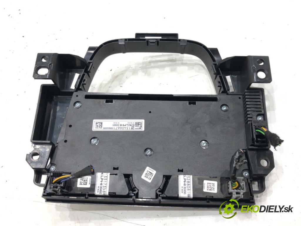 OPEL ASTRA J sedan 2012 - 2022    1.4 Turbo (69) 103 kW [140 KM] benzyna 2012 - 2022  Panel ovládania radia 13406671 (Prepínače, spínače, tlačidlá a ovládače kúrenia)