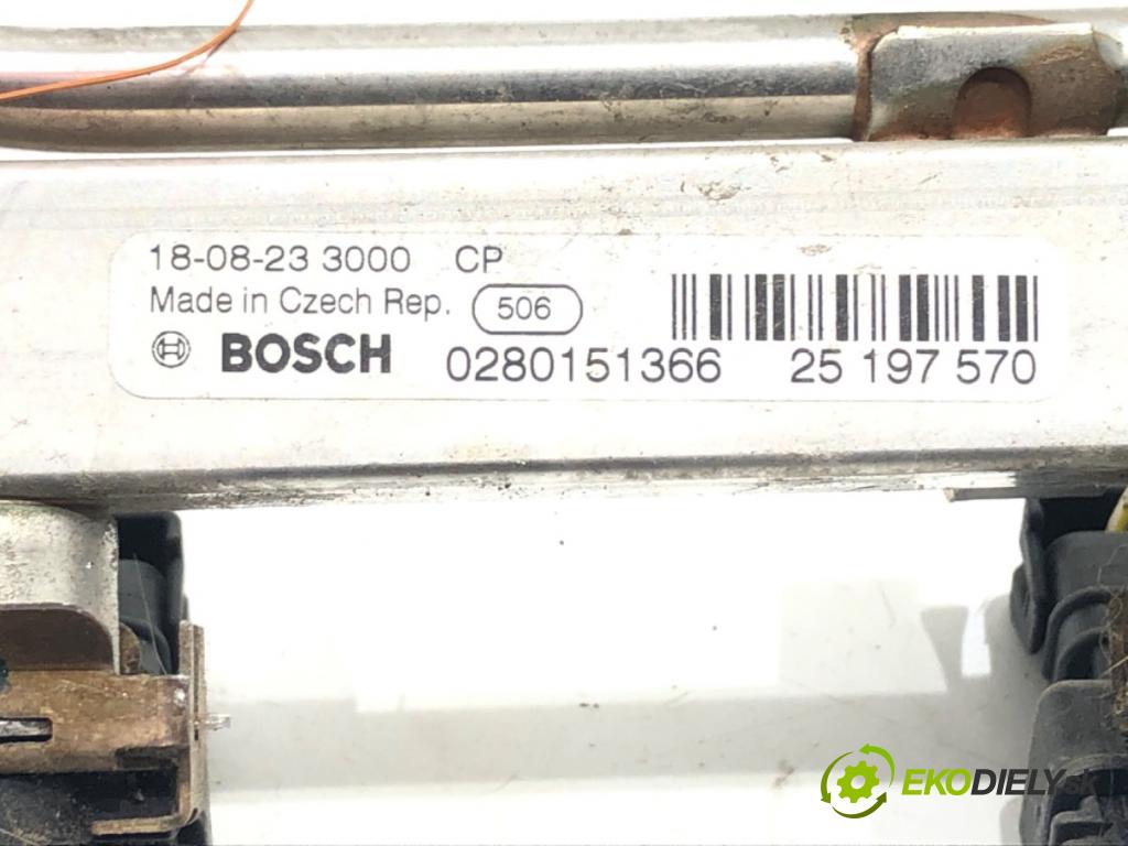 OPEL ASTRA J sedan 2012 - 2022    1.4 Turbo (69) 103 kW [140 KM] benzyna 2012 - 2022  Lišta vstrekovacia 25197570 (Vstrekovacie lišty)