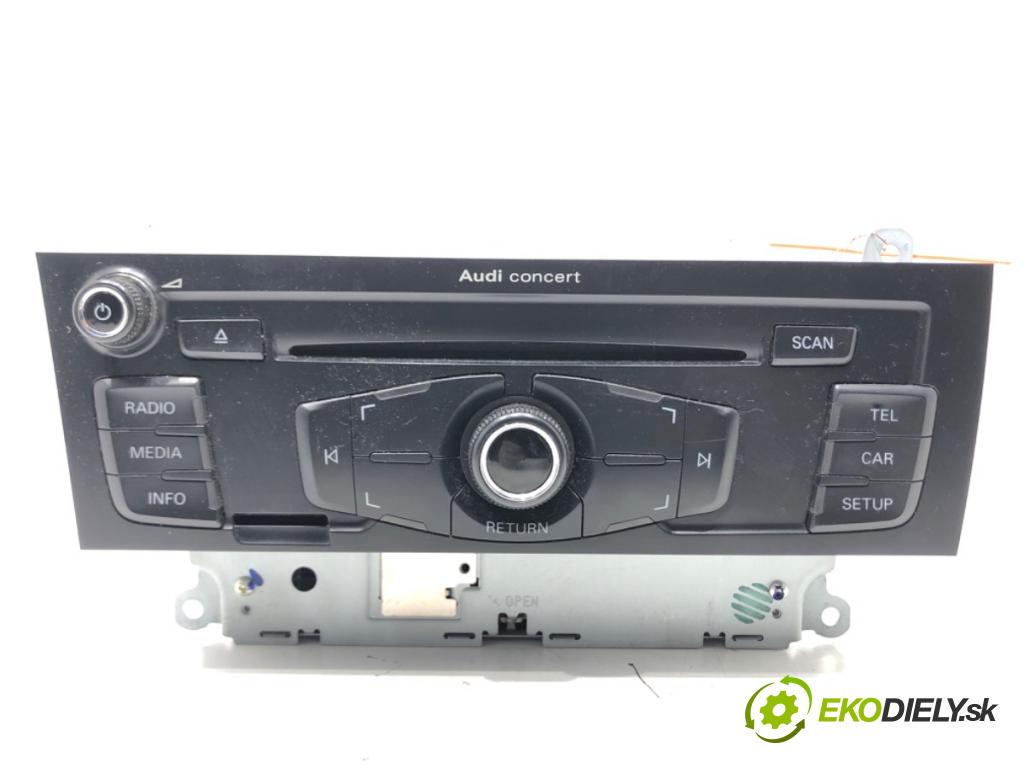 AUDI A4 B8 Avant (8K5) 2007 - 2015    1.8 TFSI 88 kW [120 KM] benzyna 2008 - 2015  RADIO 8T1035186C (Audio zariadenia)