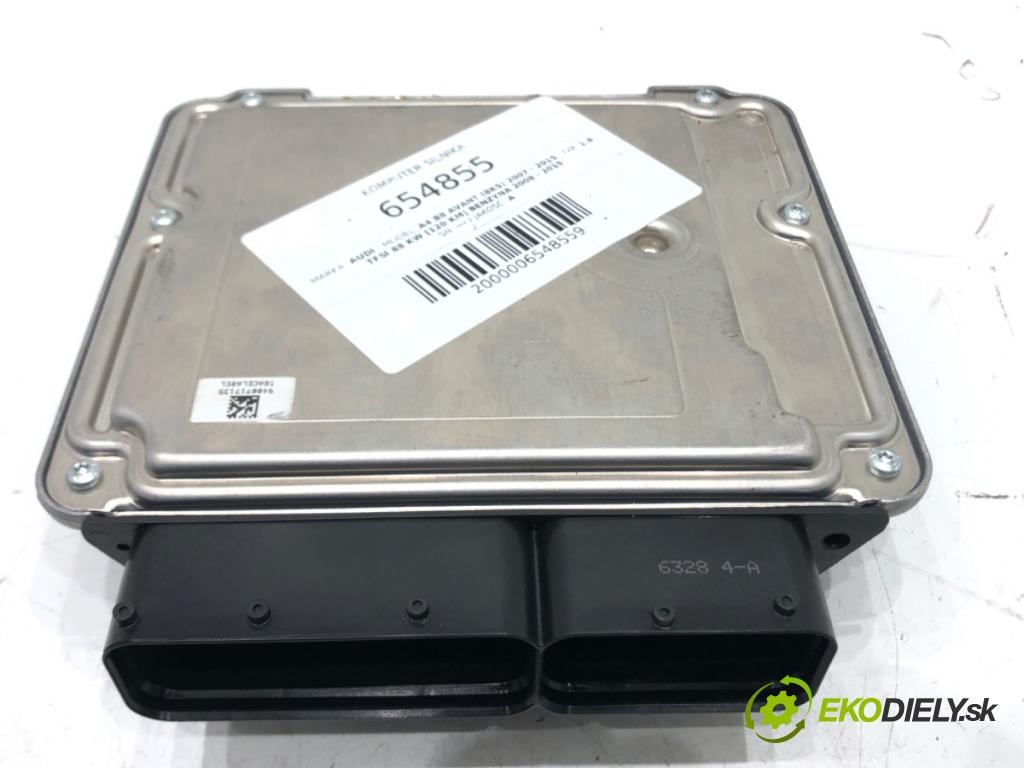 AUDI A4 B8 Avant (8K5) 2007 - 2015    1.8 TFSI 88 kW [120 KM] benzyna 2008 - 2015  riadiaca jednotka Motor 8K1907115C (Riadiace jednotky)