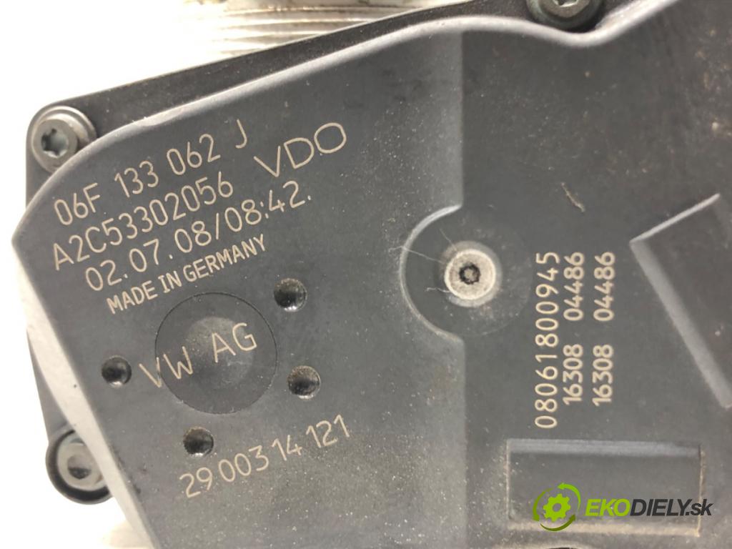 AUDI A4 B8 Avant (8K5) 2007 - 2015    1.8 TFSI 88 kW [120 KM] benzyna 2008 - 2015  Škrtiaca klapka 06F133062J (Škrtiace klapky)