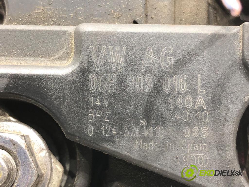 AUDI A4 B8 Avant (8K5) 2007 - 2015    1.8 TFSI 88 kW [120 KM] benzyna 2008 - 2015  Alternátor 06H903016L (Alternátory)