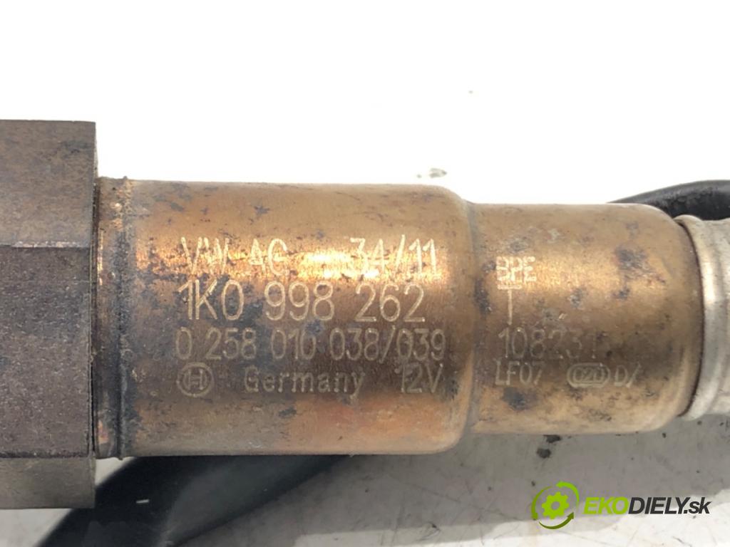 AUDI A4 B8 Avant (8K5) 2007 - 2015    1.8 TFSI 88 kW [120 KM] benzyna 2008 - 2015  sonda lambda zad 1K0998262T (Lambda sondy)