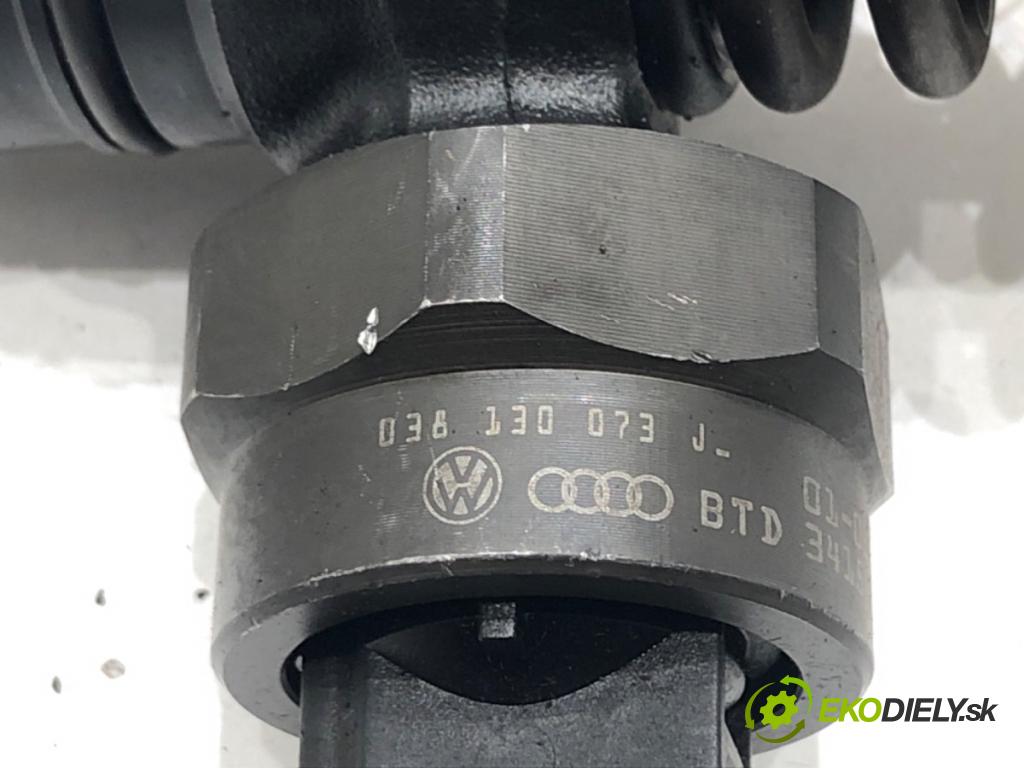 VW PASSAT B5.5 (3B3) 2000 - 2005    1.9 TDI 74 kW [101 KM] olej napędowy 2000 - 2005  Vstrekovač 038130073J (Vstrekovače)