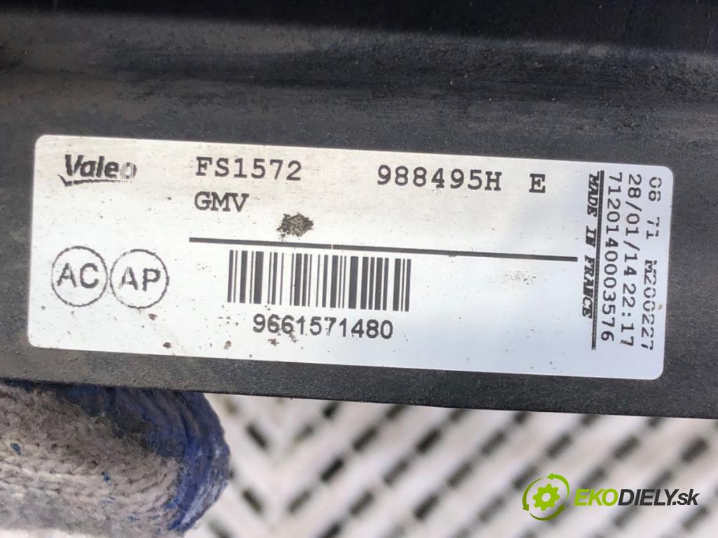 CITROEN BERLINGO Nadwozie pełne/minivan (B9) 2008 - 2022    1.6 HDi 90 68 kW [92 KM] olej napędowy 2010 - 2022  ventilátor chladiče 9661571480 (Ventilátory)