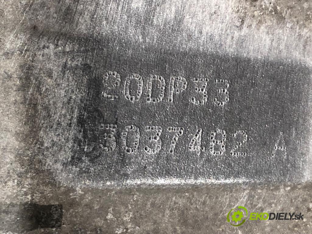 CITROEN BERLINGO Nadwozie pełne/minivan (B9) 2008 - 2022    1.6 HDi 90 68 kW [92 KM] olej napędowy 2010 - 2022  Prevodovka 20DP33 (Prevodovky)