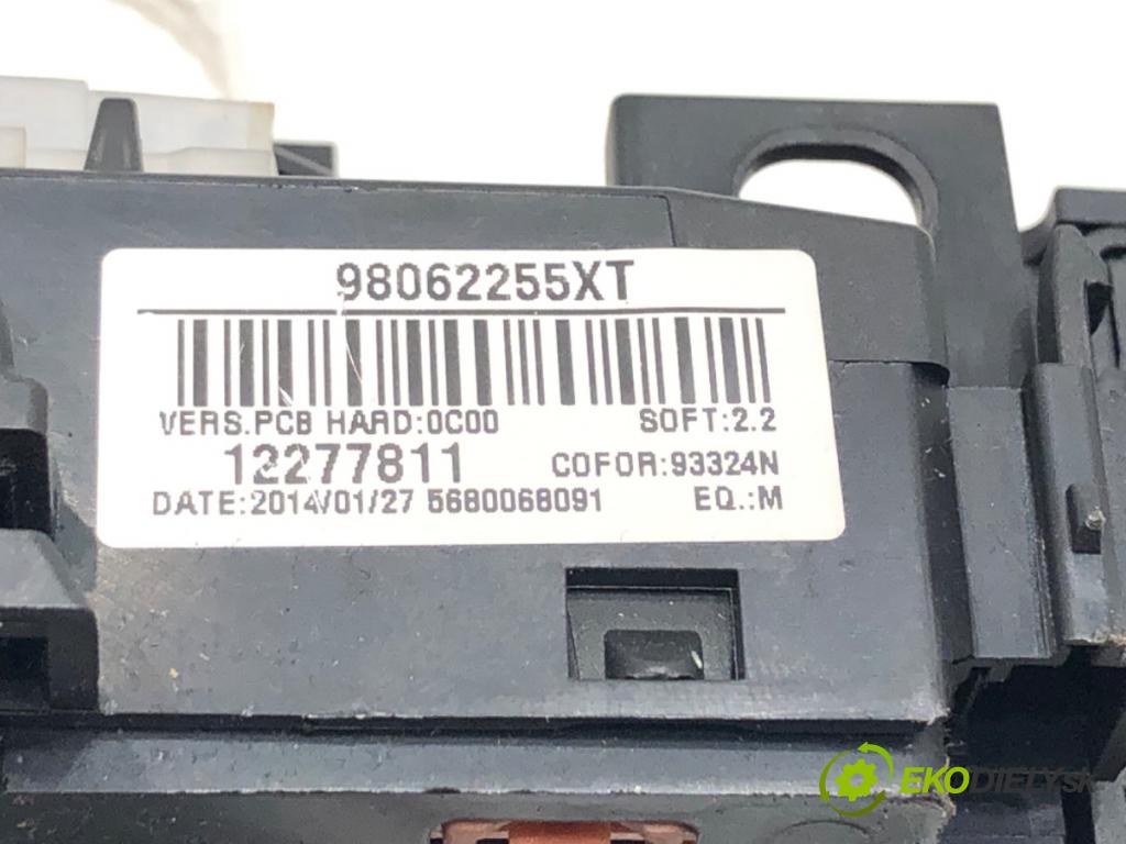 CITROEN BERLINGO Nadwozie pełne/minivan (B9) 2008 - 2022    1.6 HDi 90 68 kW [92 KM] olej napędowy 2010 - 2022  Prepínač kombinovaný 98062255XT (Prepínače, spínače, tlačidlá a ovládače kúrenia)