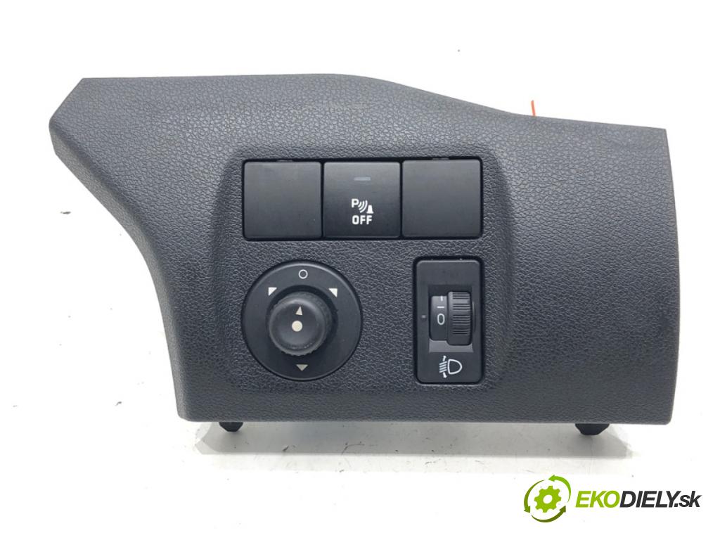 CITROEN BERLINGO Nadwozie pełne/minivan (B9) 2008 - 2022    1.6 HDi 90 68 kW [92 KM] olej napędowy 2010 - 2022  Prepínač nastavenia spätných zrkadiel  (Prepínače, spínače, tlačidlá a ovládače kúrenia)