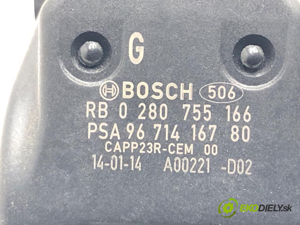 CITROEN BERLINGO Nadwozie pełne/minivan (B9) 2008 - 2022    1.6 HDi 90 68 kW [92 KM] olej napędowy 2010 - 2022  Potenciometer plynu 9671416780 (Pedále)