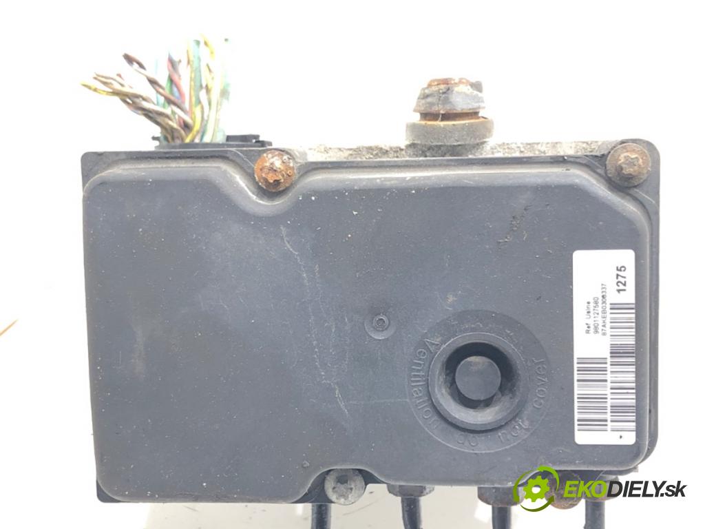 CITROEN BERLINGO Nadwozie pełne/minivan (B9) 2008 - 2022    1.6 HDi 90 68 kW [92 KM] olej napędowy 2010 - 2022  Pumpa ABS 9801127780 (Pumpy ABS)