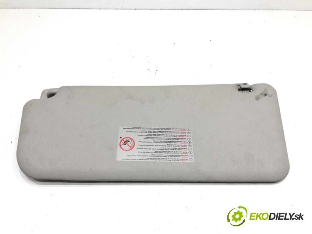 CITROEN BERLINGO Nadwozie pełne/minivan (B9) 2008 - 2022    1.6 HDi 90 68 kW [92 KM] olej napędowy 2010 - 2022  Clona slnečná pravy 