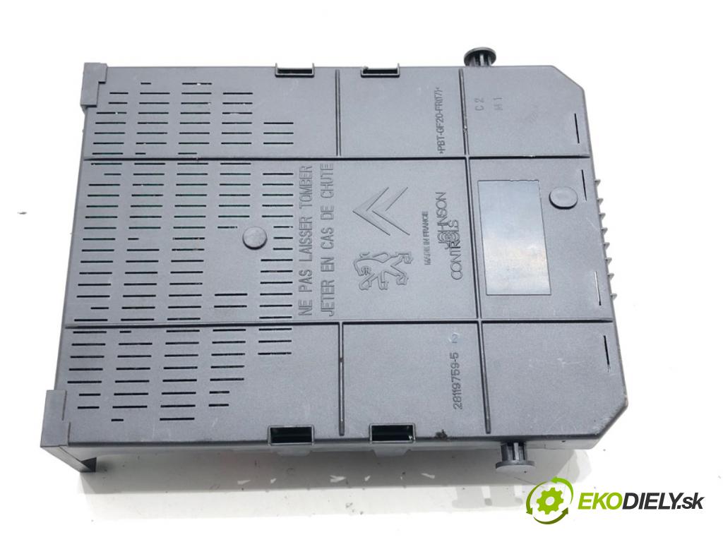 CITROEN BERLINGO Nadwozie pełne/minivan (B9) 2008 - 2022    1.6 HDi 90 68 kW [92 KM] olej napędowy 2010 - 2022  modul BSI 9678477080 (Pojistkové skříňky)