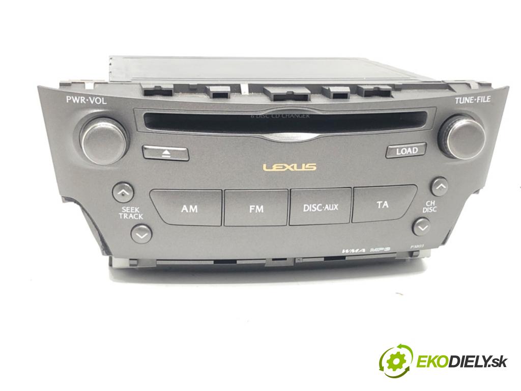LEXUS IS II (_E2_) 2005 - 2013    220d (ALE20) 130 kW [177 KM] olej napędowy 2005 - 2012  RADIO 86120-53400 (Audio zariadenia)