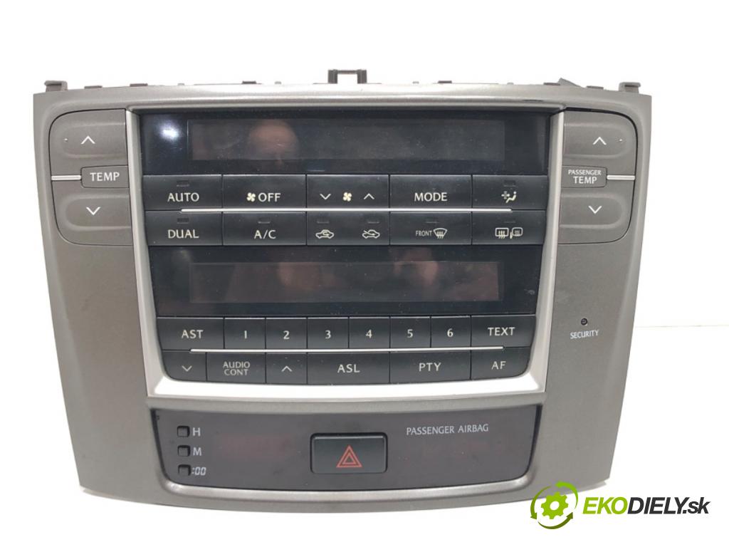 LEXUS IS II (_E2_) 2005 - 2013    220d (ALE20) 130 kW [177 KM] olej napędowy 2005 - 2012  Panel ovládania kúrenia 84010-53040 (Prepínače, spínače, tlačidlá a ovládače kúrenia)