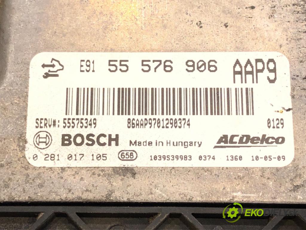 OPEL INSIGNIA A (G09) 2008 - 2017    2.0 CDTI (68) 96 kW [131 KM] olej napędowy 2008 - 2017  riadiaca jednotka Motor 55576906 (Riadiace jednotky)