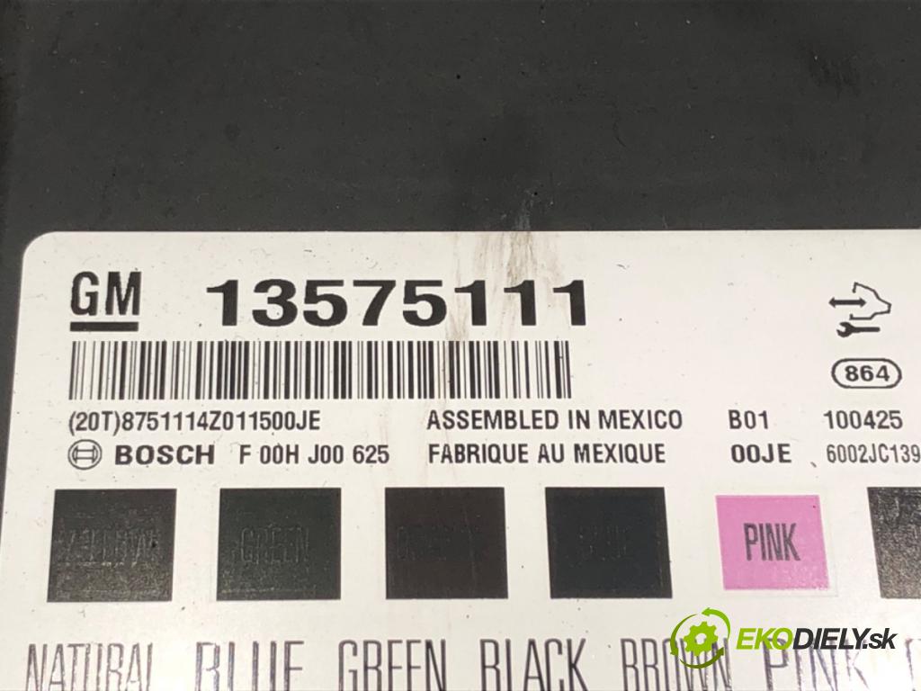 OPEL INSIGNIA A (G09) 2008 - 2017    2.0 CDTI (68) 96 kW [131 KM] olej napędowy 2008 - 2017  Modul komfortu 13575111 (Moduly komfortu)