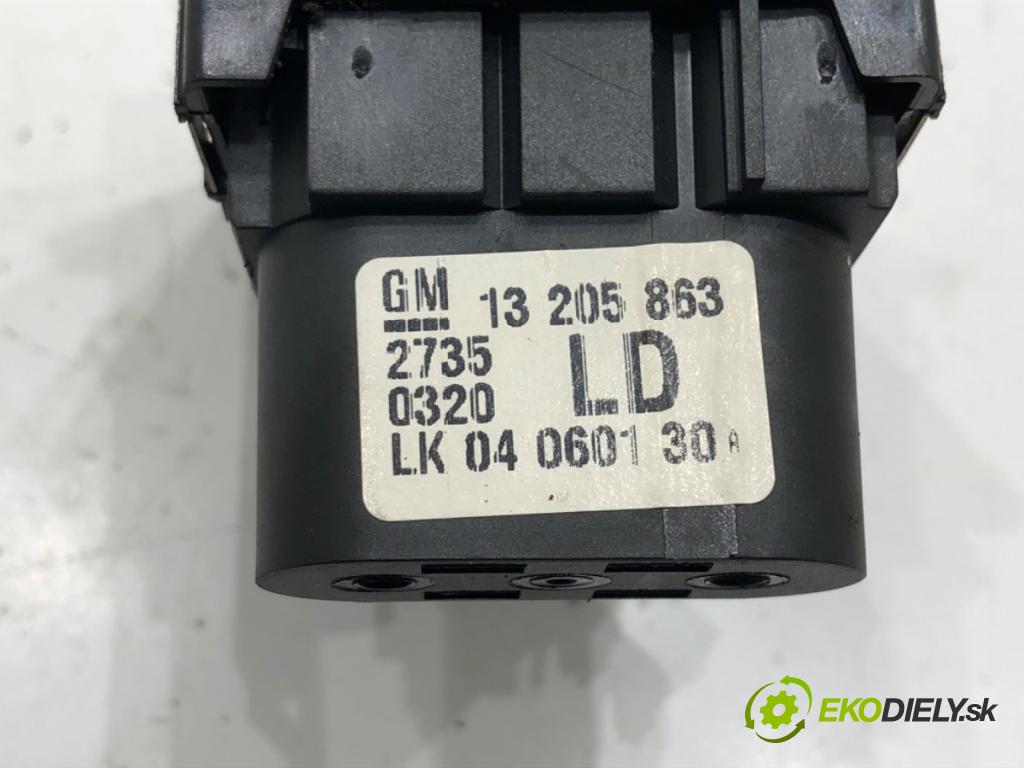 OPEL ZAFIRA B Nadwozie pełne/minivan (A05) 2005 - 2015    1.9 CDTI VAN (M75) 88 kW [120 KM] olej napędowy 2005 - 2015  spínač světel 13205863