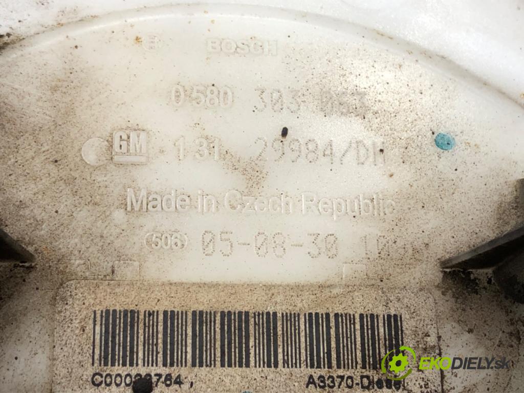 OPEL ZAFIRA B Nadwozie pełne/minivan (A05) 2005 - 2015    1.9 CDTI VAN (M75) 88 kW [120 KM] olej napędowy 2005 - 2015  pumpa paliva 13129984