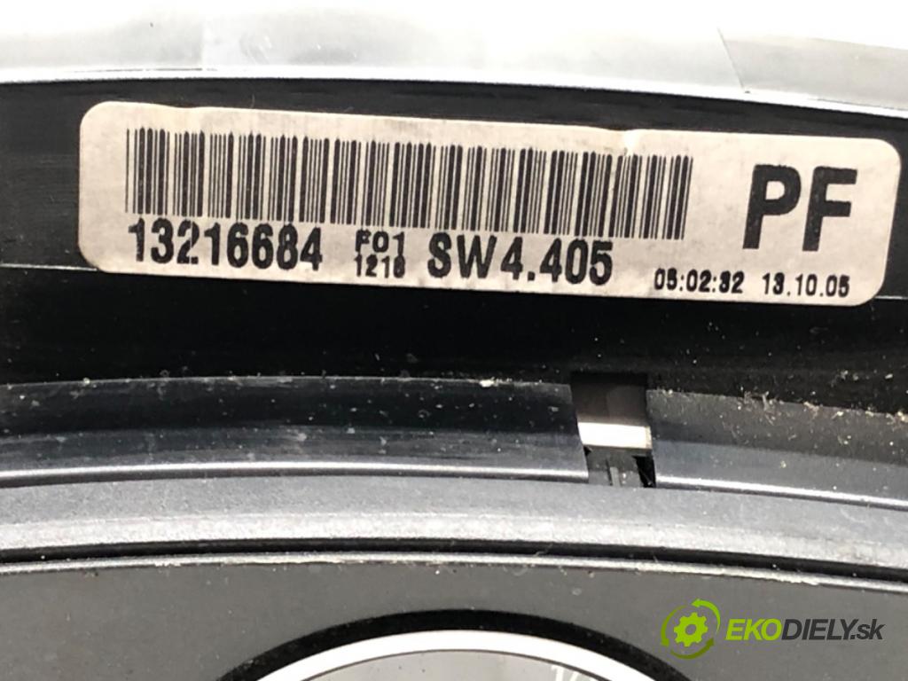 OPEL ZAFIRA B Nadwozie pełne/minivan (A05) 2005 - 2015    1.9 CDTI VAN (M75) 88 kW [120 KM] olej napędowy 2005 - 2015  Prístrojovka 13216684 (Prístrojové dosky, displeje)