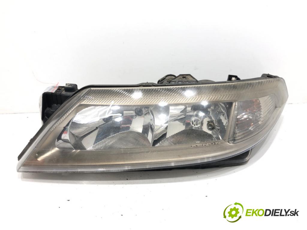 RENAULT LAGUNA II Grandtour (KG0/1_) 2001 - 2007    1.9 dCi (KG0G) 88 kW [120 KM] olej napędowy 2001 - 2007  Svetlomet ľavy predný 8200002465