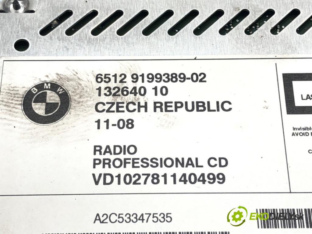 BMW 3 coupe (E92) 2005 - 2013    328 i xDrive 172 kW [234 KM] benzyna 2008 - 2013  RADIO 9199389 (Audio zariadenia)