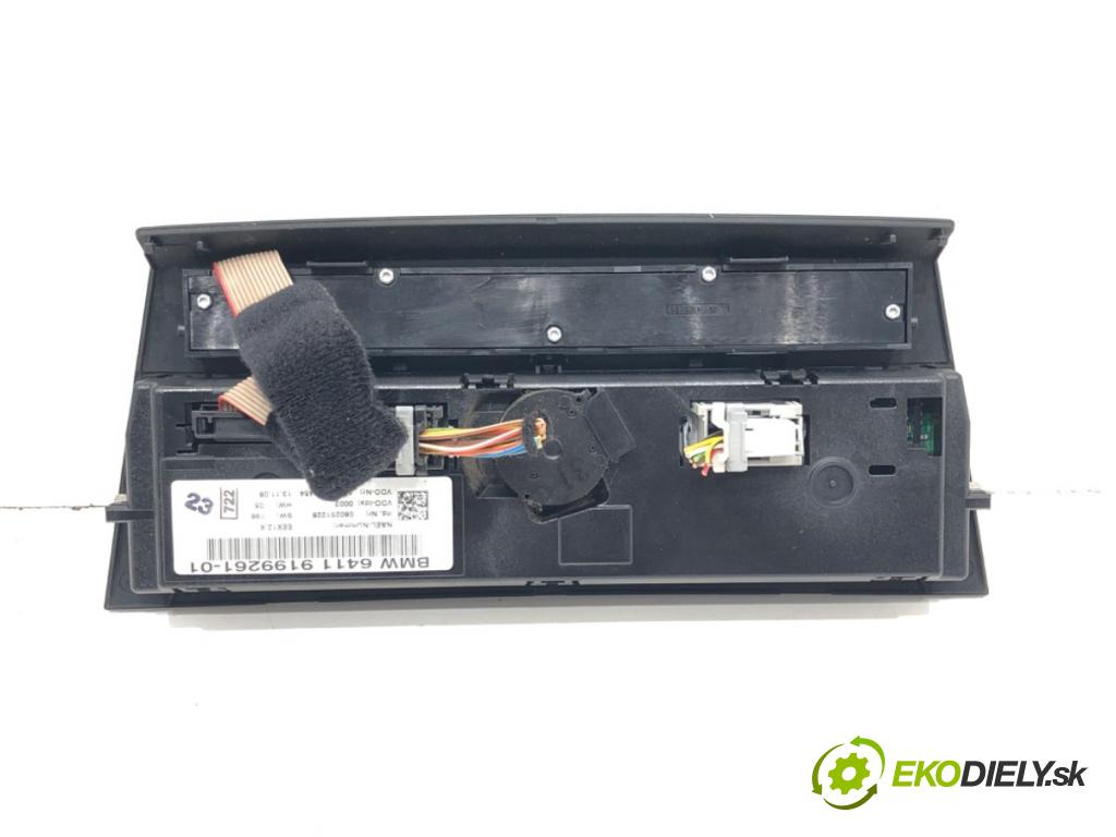 BMW 3 coupe (E92) 2005 - 2013    328 i xDrive 172 kW [234 KM] benzyna 2008 - 2013  Panel ovládania kúrenia 9199261 (Prepínače, spínače, tlačidlá a ovládače kúrenia)