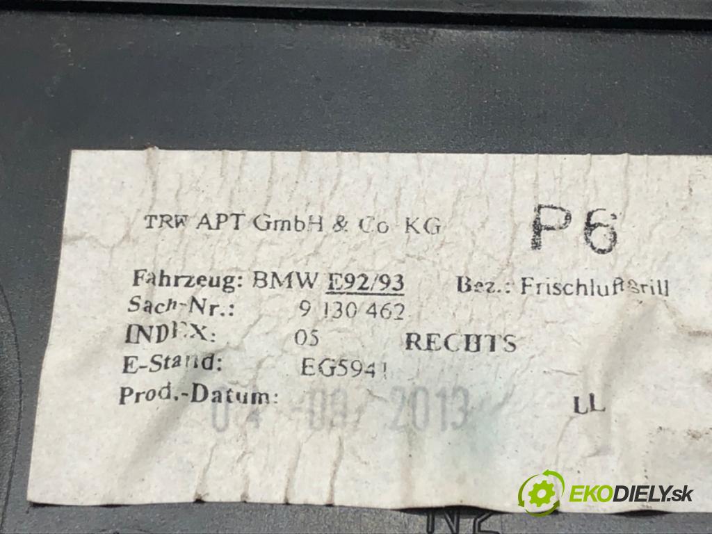 BMW 3 coupe (E92) 2005 - 2013    328 i xDrive 172 kW [234 KM] benzyna 2008 - 2013  lišty kryt 7132851 9130459 (Lišty)