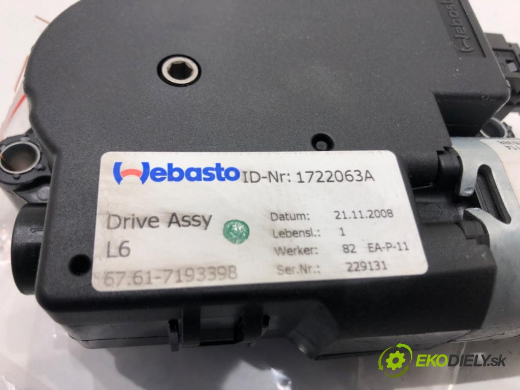 BMW 3 coupe (E92) 2005 - 2013    328 i xDrive 172 kW [234 KM] benzyna 2008 - 2013  Motorček strešného okna 7193398 (Motorčeky ovládania strešného okna)