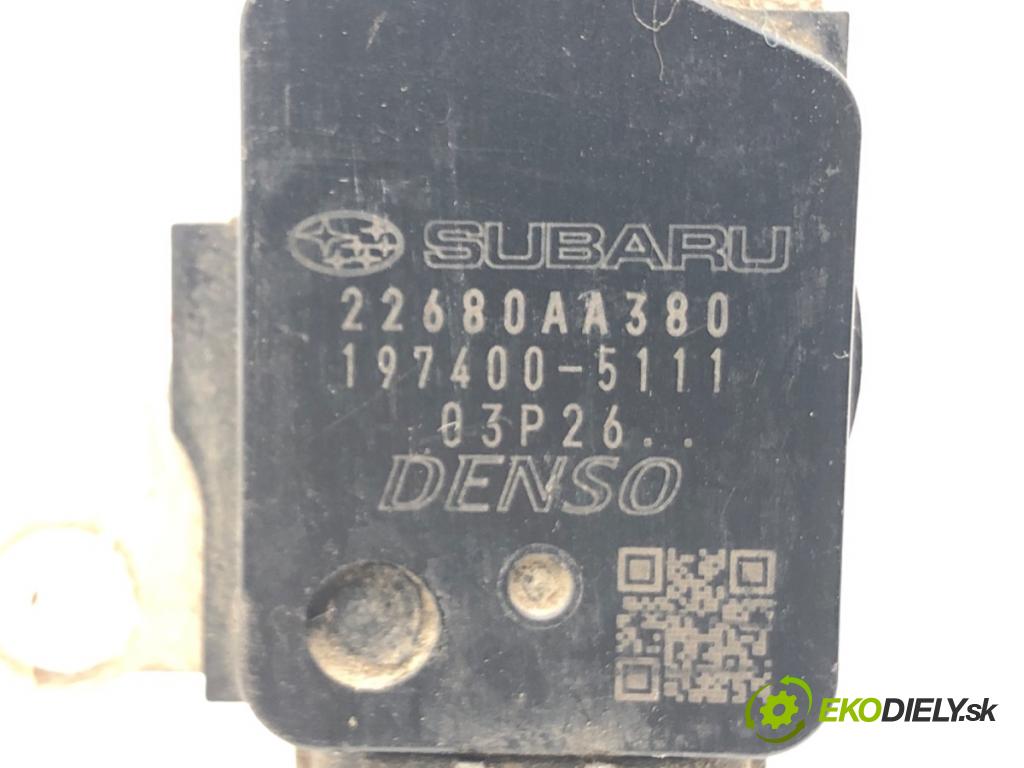 SUBARU XV (_GP_) 2011 - 2022    2.0 D AWD (GPD) 108 kW [147 KM] olej napędowy 2012 - 2022  Váha vzduchu 22680AA380 (Váhy vzduchu)