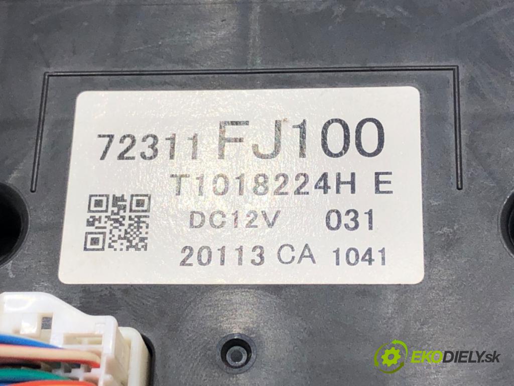 SUBARU XV (_GP_) 2011 - 2022    2.0 D AWD (GPD) 108 kW [147 KM] olej napędowy 2012 - 2022  Panel ovládania kúrenia 72311FJ100 (Prepínače, spínače, tlačidlá a ovládače kúrenia)