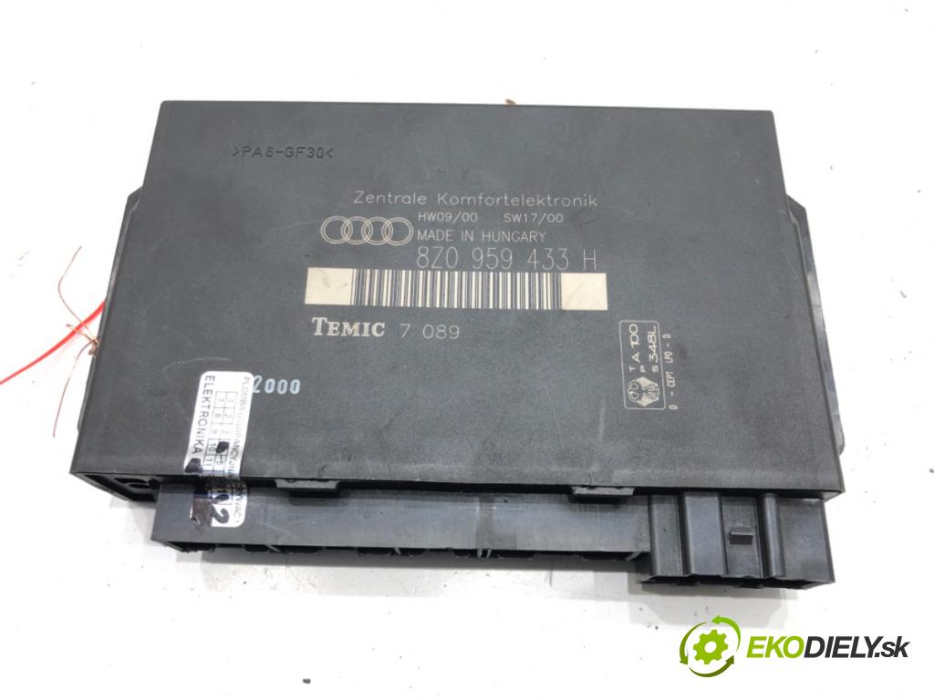 AUDI A2 (8Z0) 2000 - 2005    1.4 55 kW [75 KM] benzyna 2000 - 2005  Modul komfortu 8Z0959433H (Moduly komfortu)