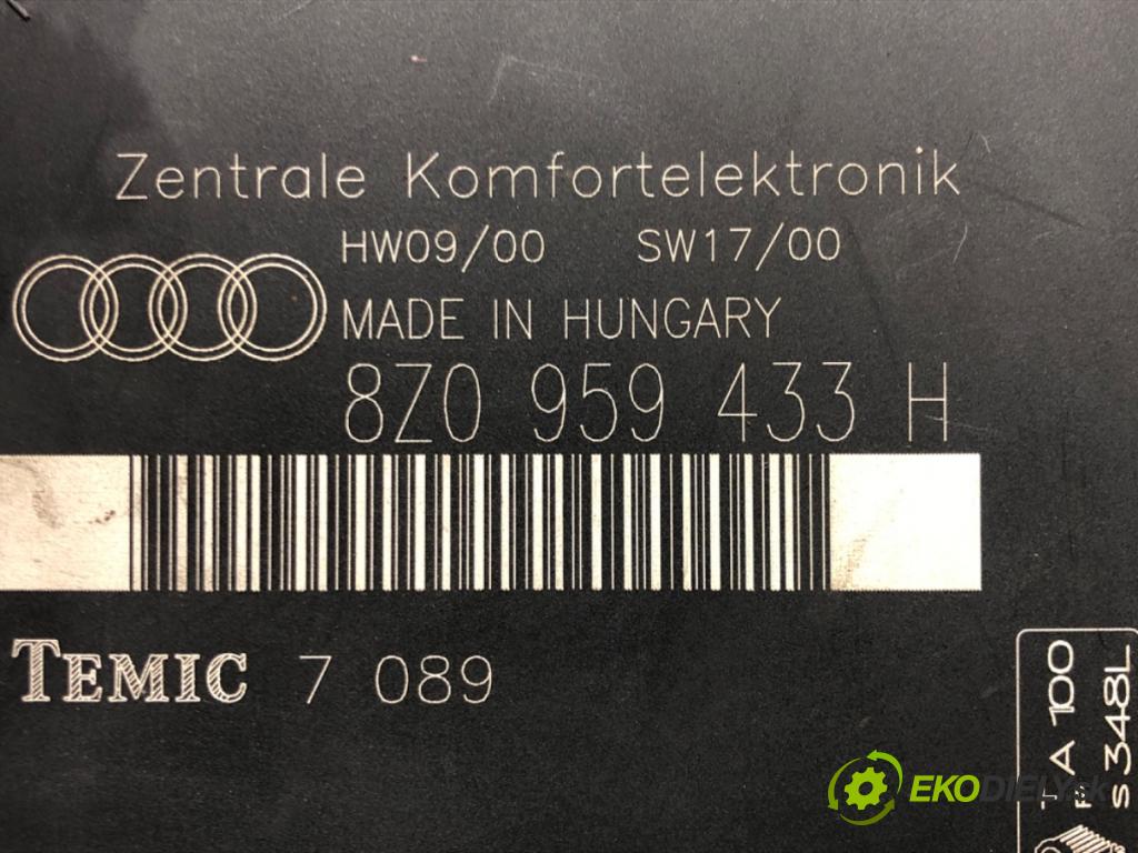 AUDI A2 (8Z0) 2000 - 2005    1.4 55 kW [75 KM] benzyna 2000 - 2005  Modul komfortu 8Z0959433H (Moduly komfortu)